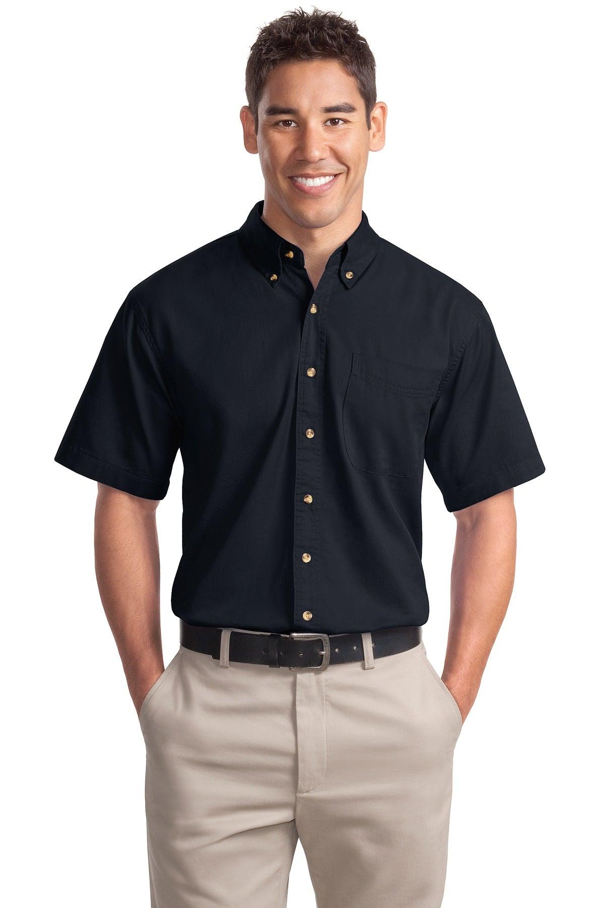 Port Authority Short Sleeve Twill Shirt. S500T - Dresses Max