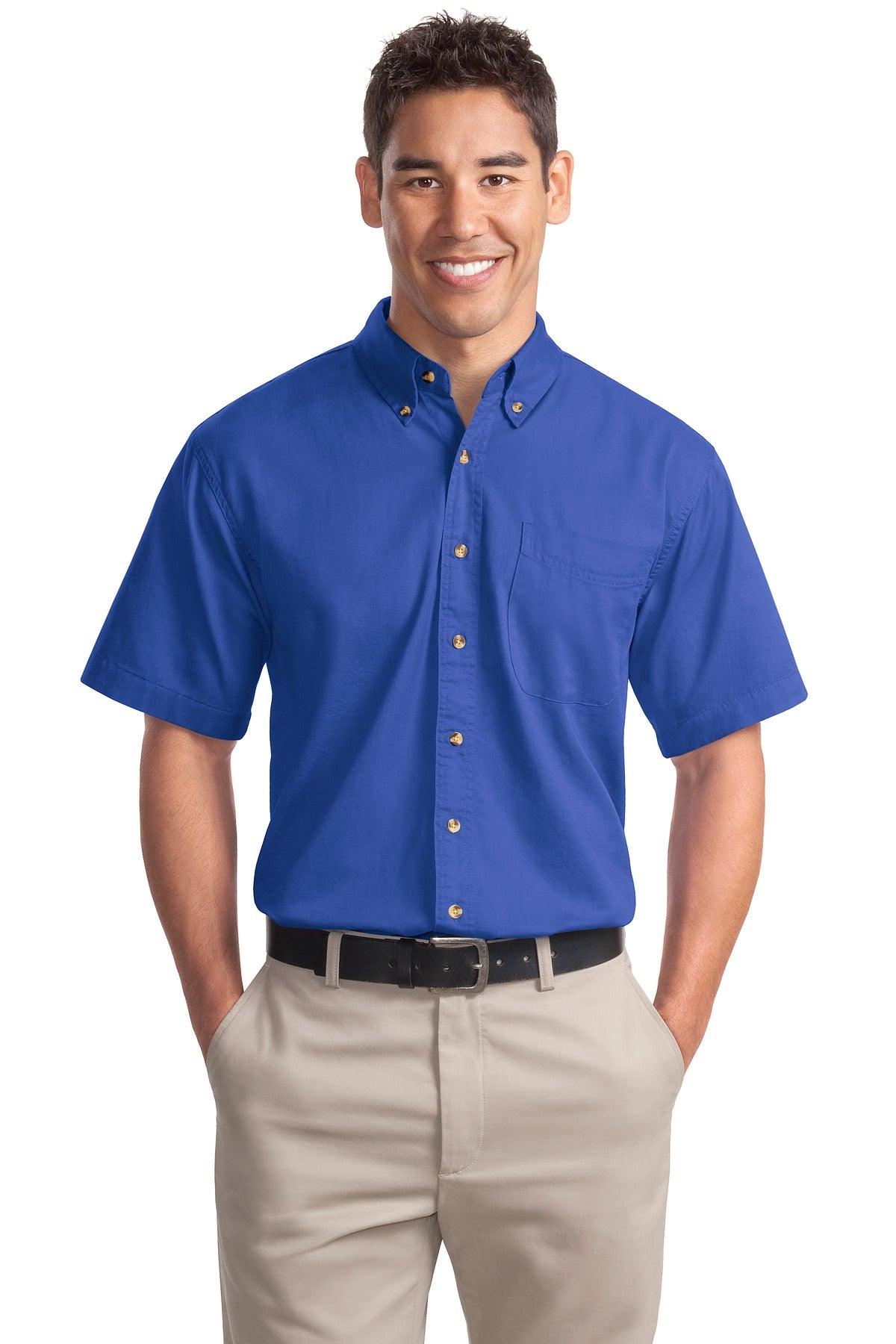 Port Authority Short Sleeve Twill Shirt. S500T - Dresses Max