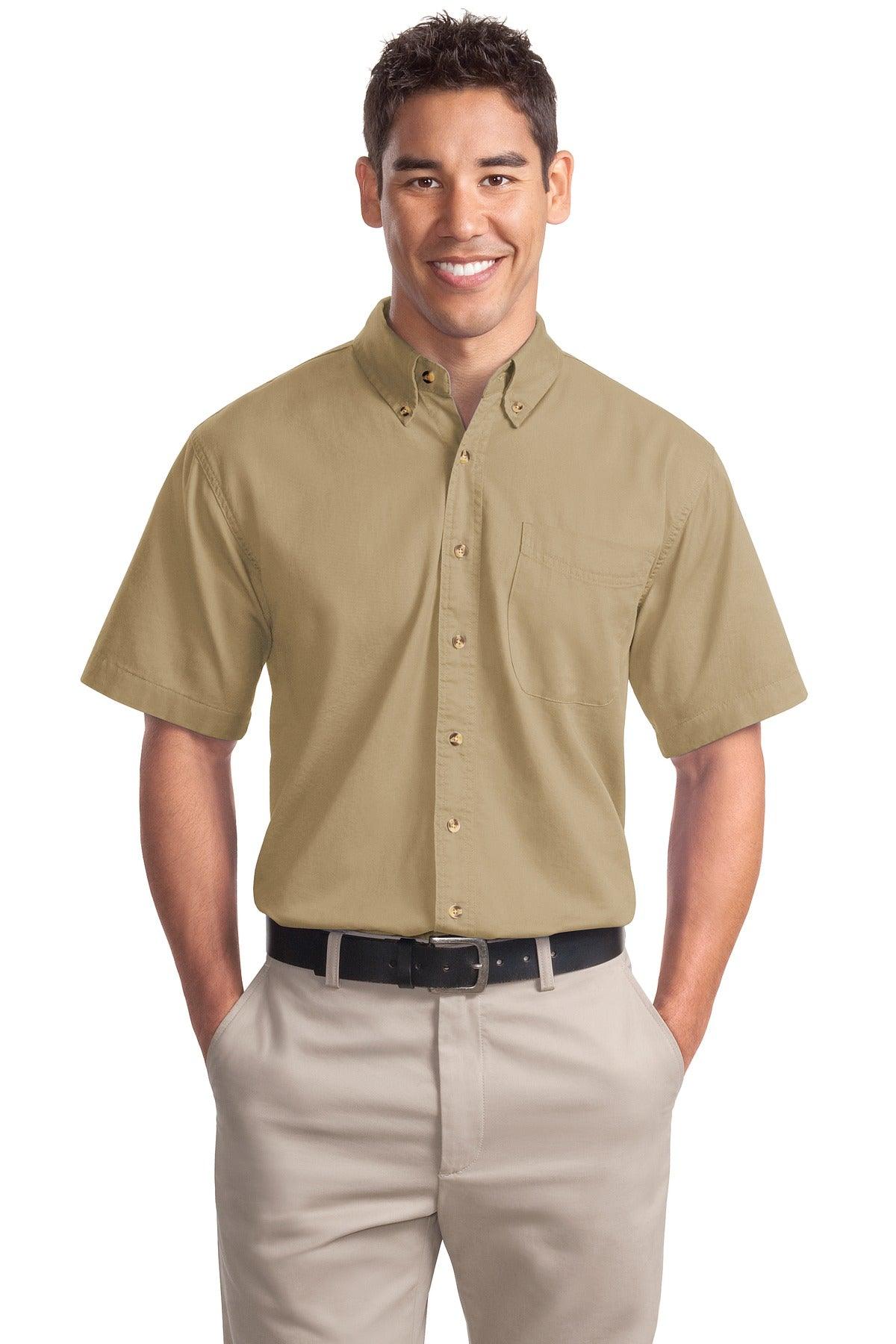 Port Authority Short Sleeve Twill Shirt. S500T - Dresses Max
