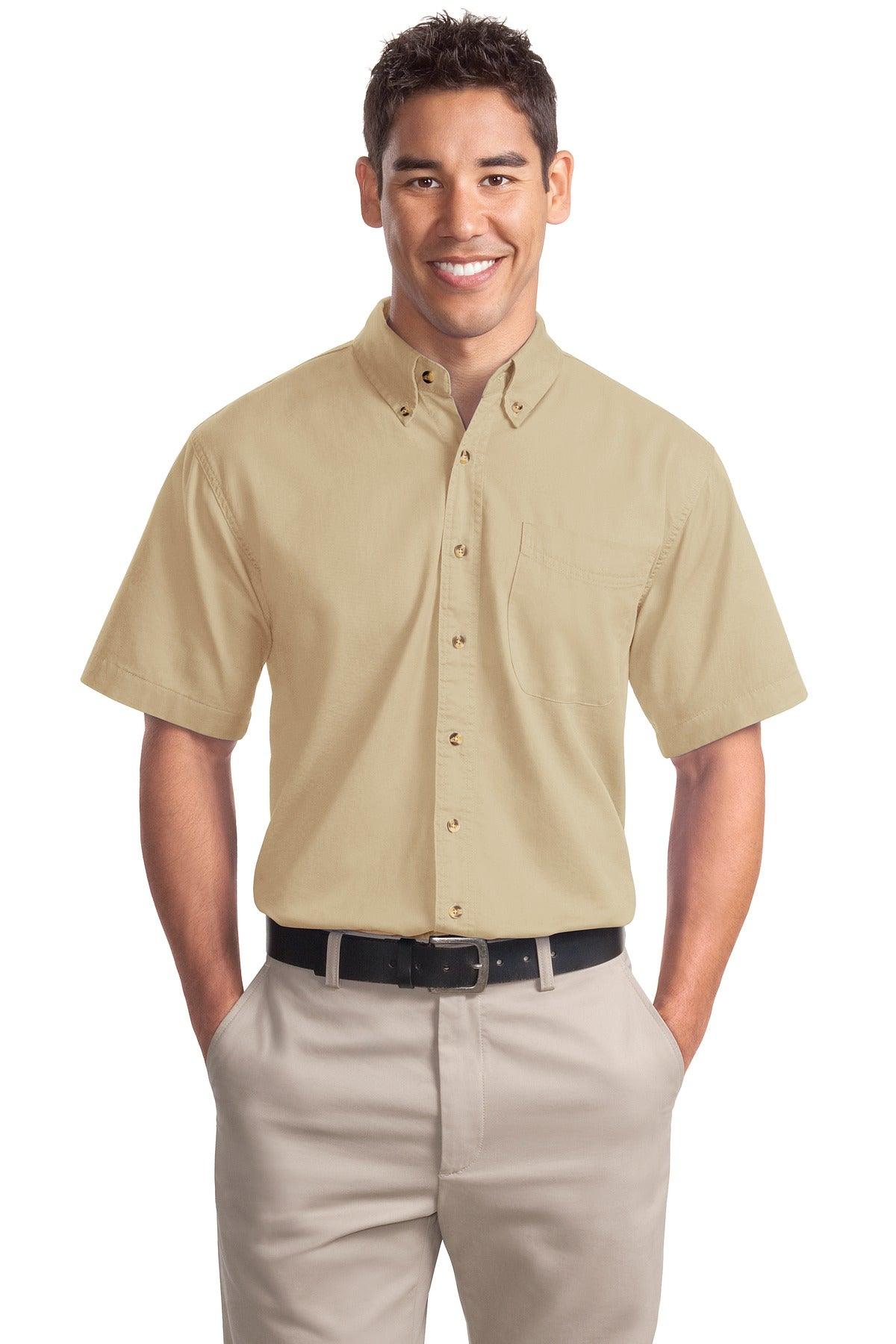Port Authority Short Sleeve Twill Shirt. S500T - Dresses Max