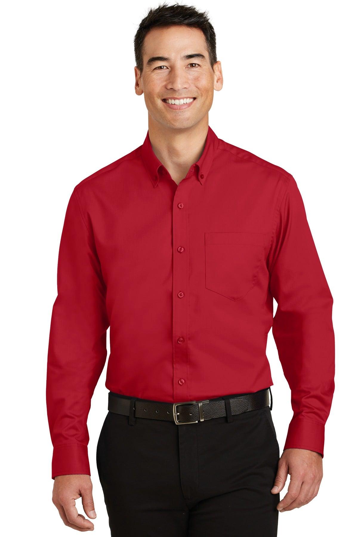 Port Authority SuperPro Twill Shirt. S663 - Dresses Max