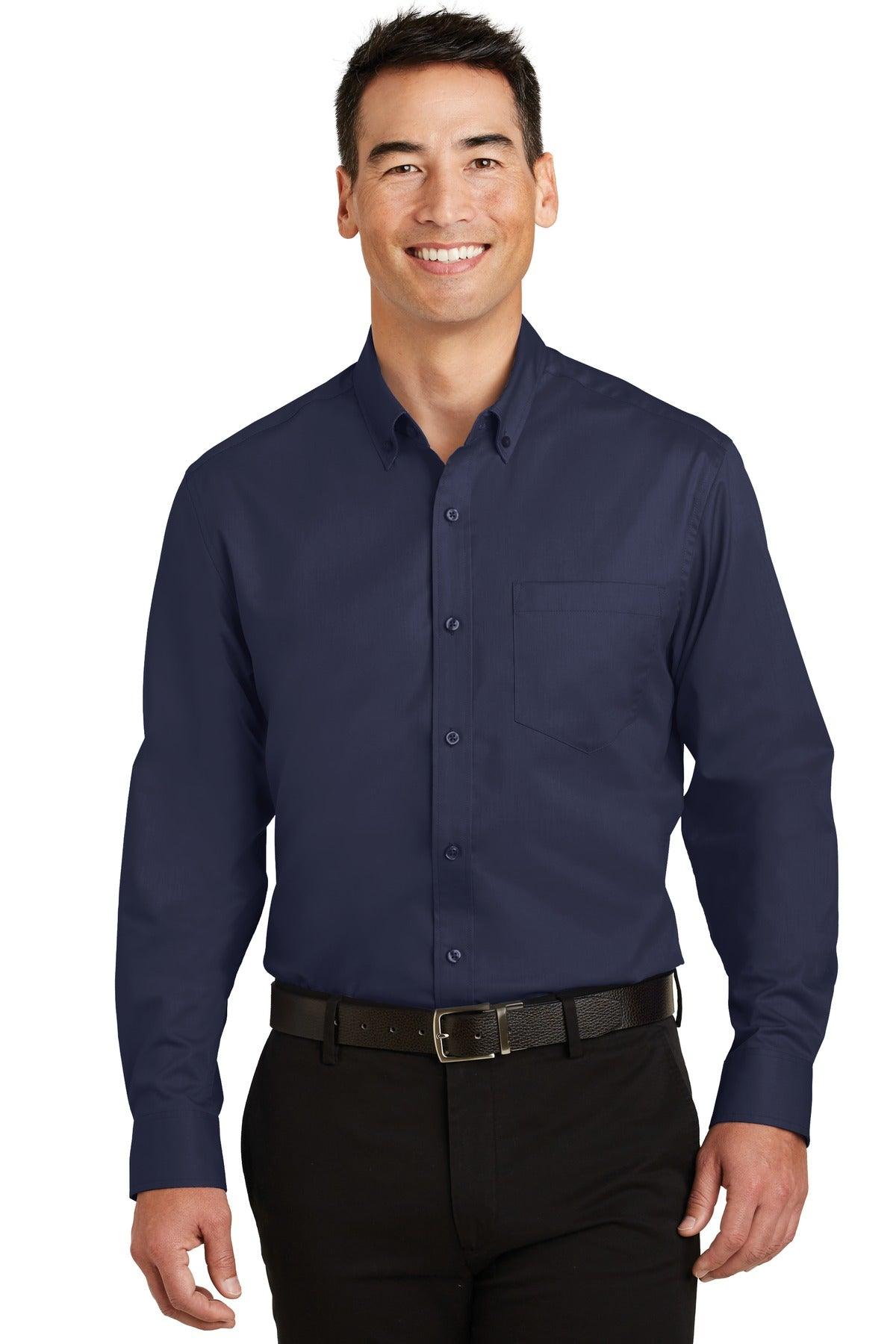 Port Authority SuperPro Twill Shirt. S663 - Dresses Max
