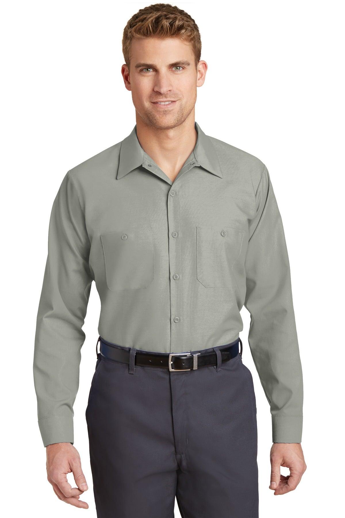 Red Kap Long Sleeve Industrial Work Shirt. SP14 - Dresses Max