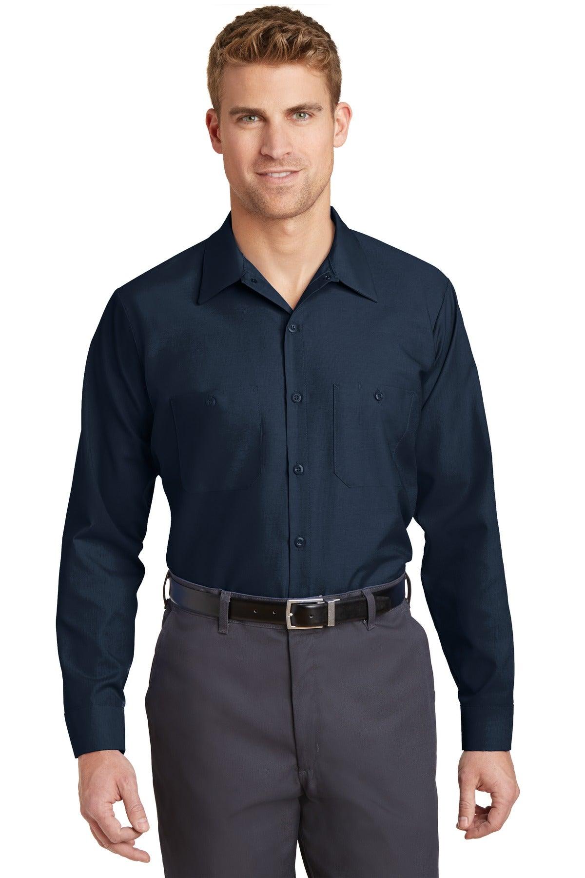 Red Kap Long Sleeve Industrial Work Shirt. SP14 - Dresses Max