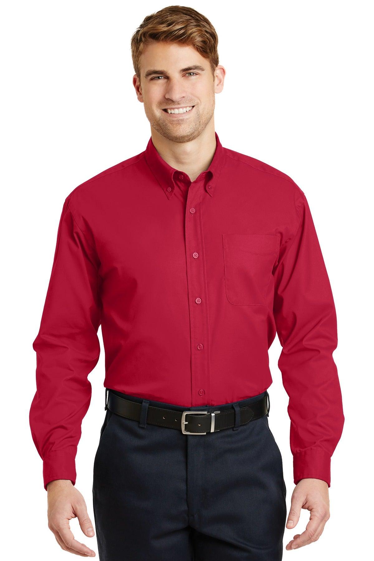 CornerStone - Long Sleeve SuperPro Twill Shirt. SP17 - Dresses Max