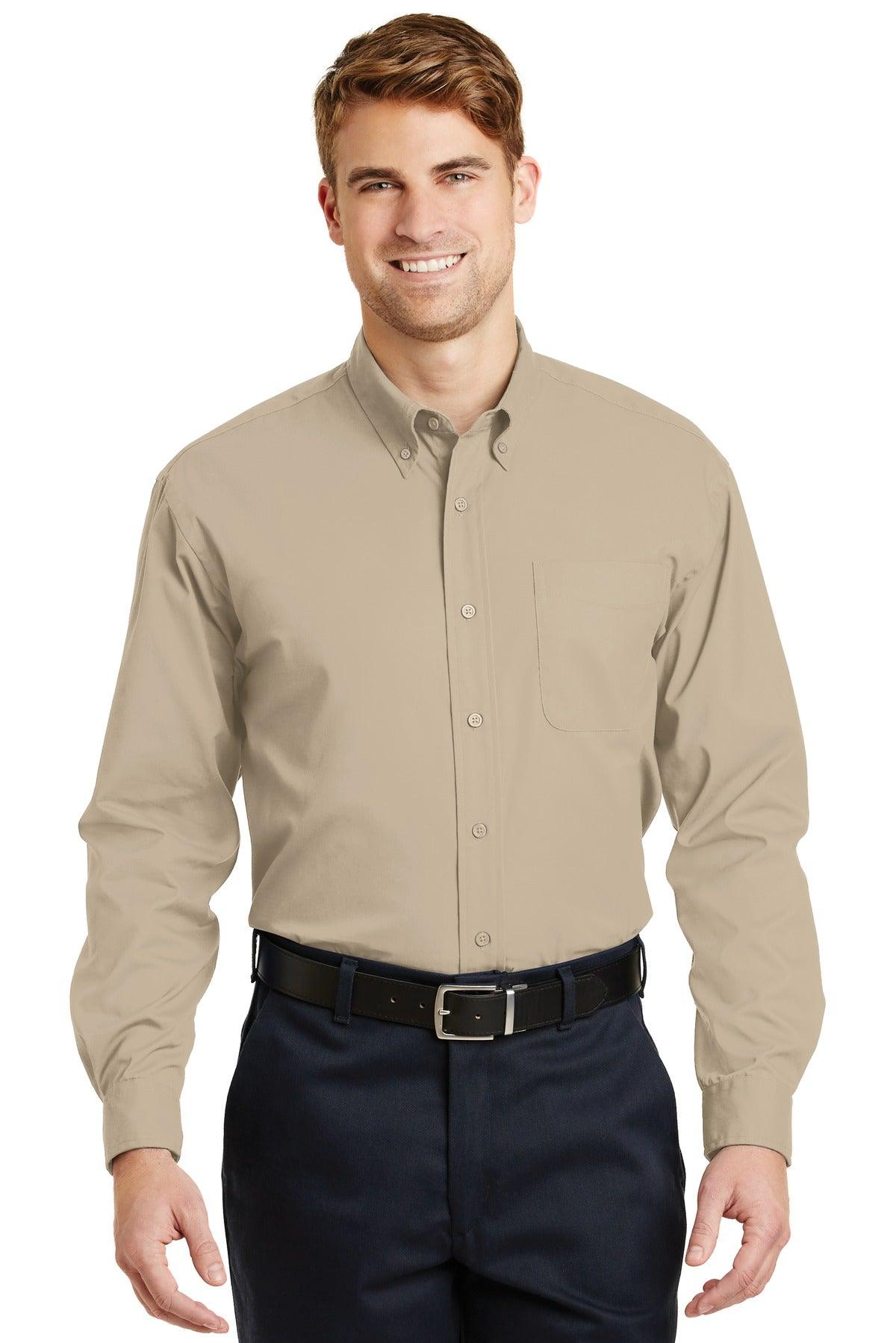 CornerStone - Long Sleeve SuperPro Twill Shirt. SP17 - Dresses Max
