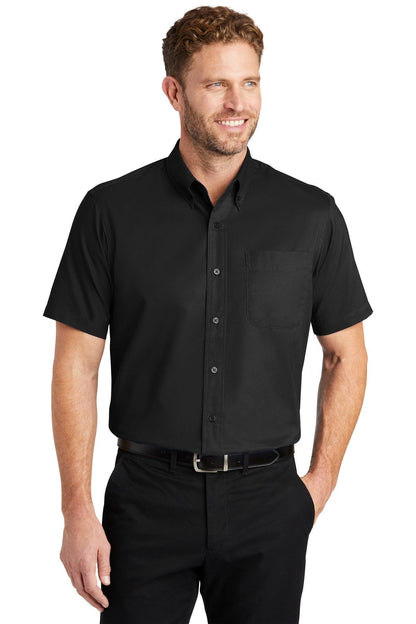 CornerStone - Short Sleeve SuperPro Twill Shirt. SP18 - Dresses Max