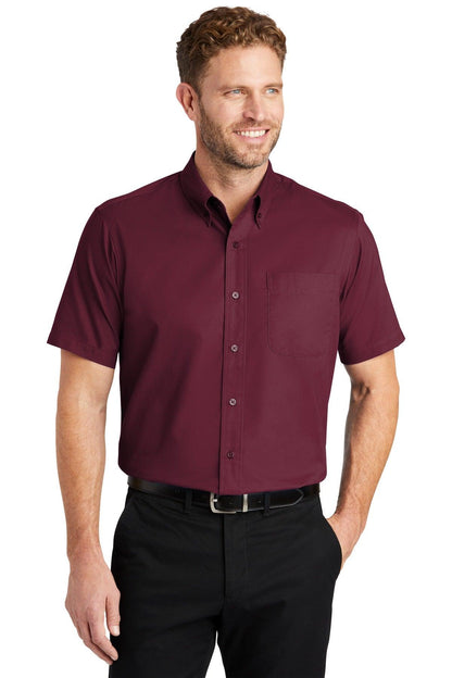 CornerStone - Short Sleeve SuperPro Twill Shirt. SP18 - Dresses Max