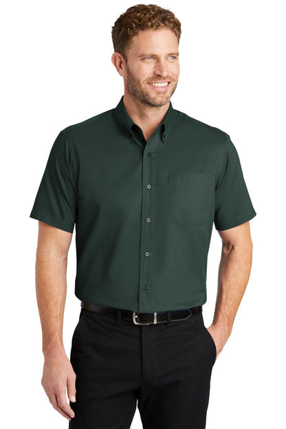 CornerStone - Short Sleeve SuperPro Twill Shirt. SP18 - Dresses Max