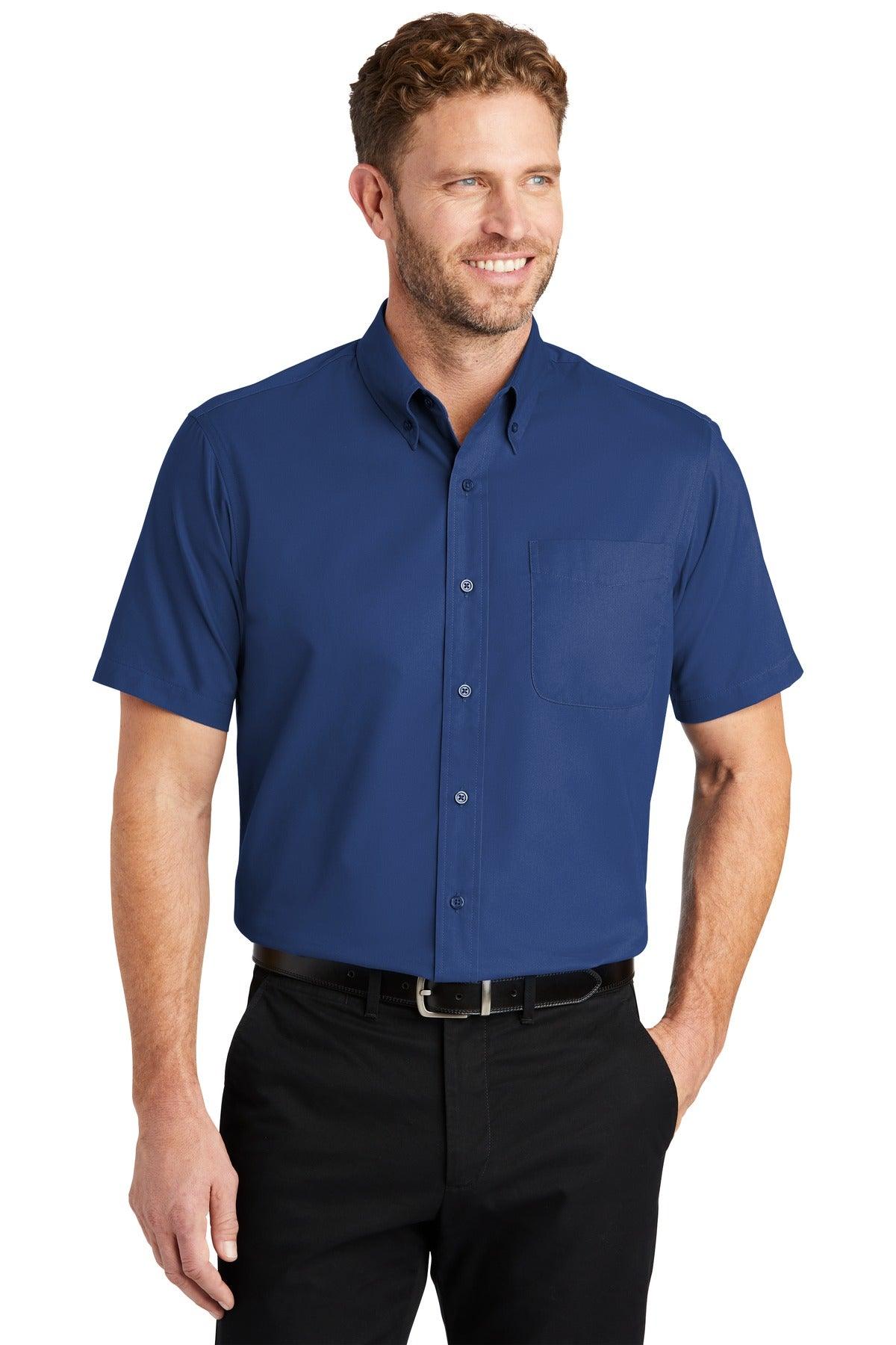CornerStone - Short Sleeve SuperPro Twill Shirt. SP18 - Dresses Max