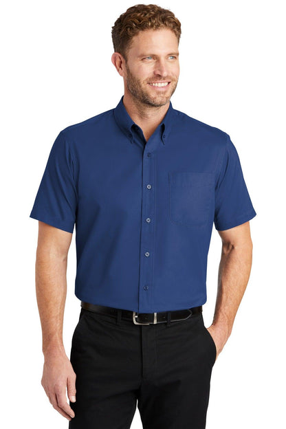 CornerStone - Short Sleeve SuperPro Twill Shirt. SP18 - Dresses Max