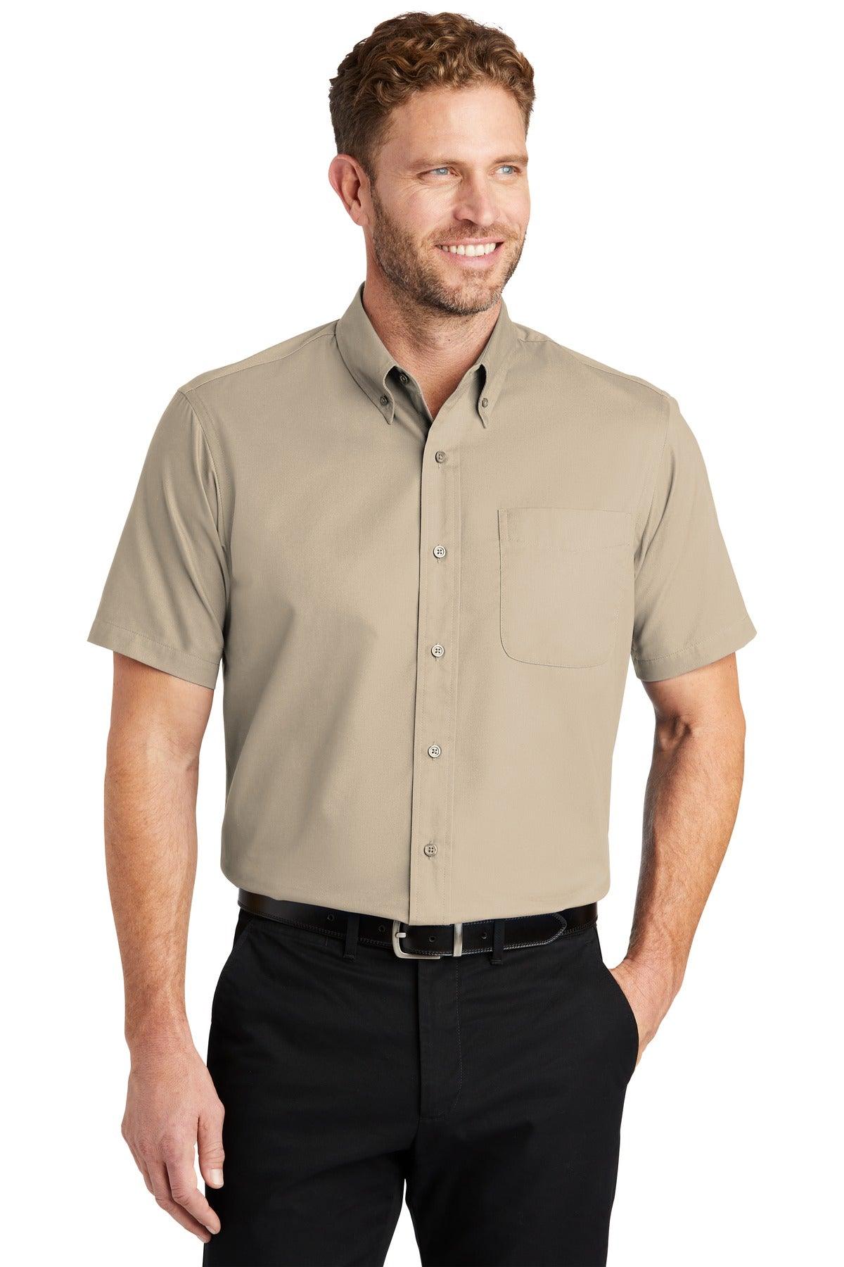 CornerStone - Short Sleeve SuperPro Twill Shirt. SP18 - Dresses Max