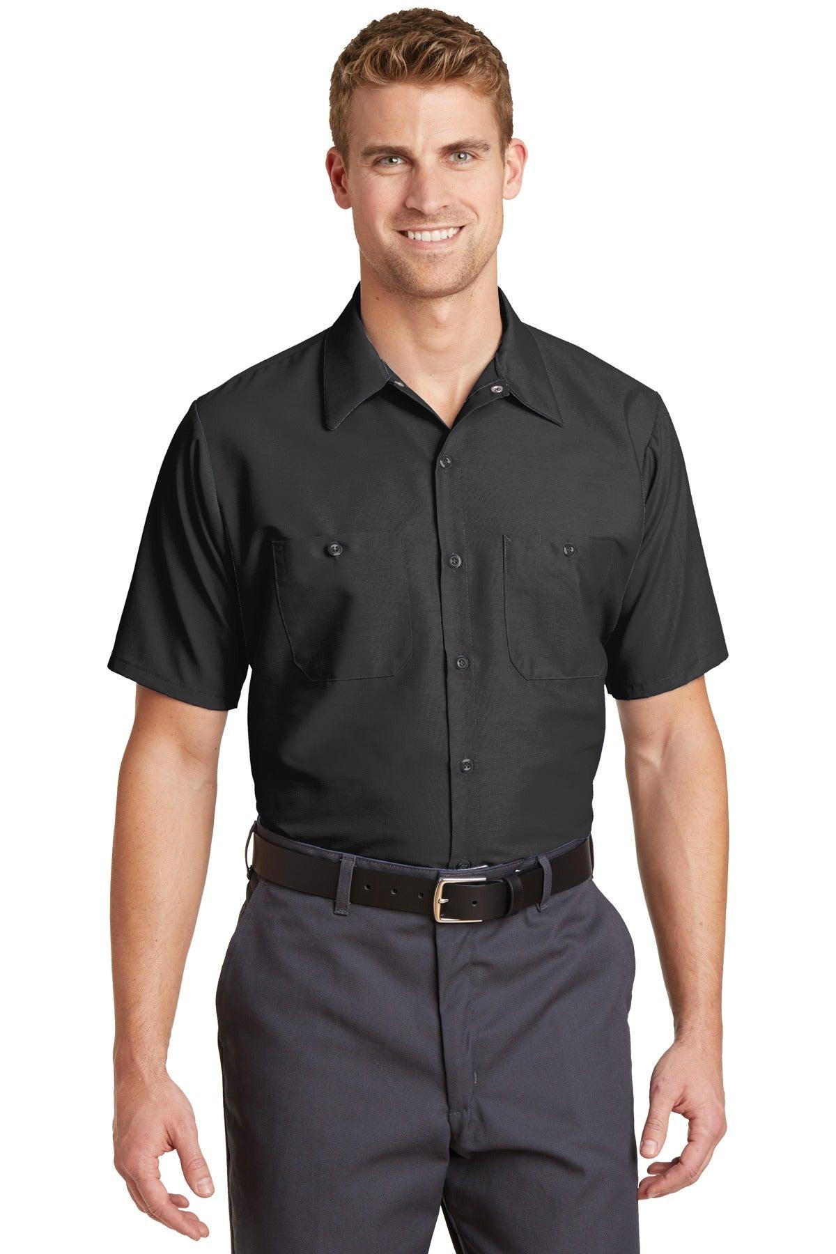 Red Kap Short Sleeve Industrial Work Shirt. SP24 - Dresses Max