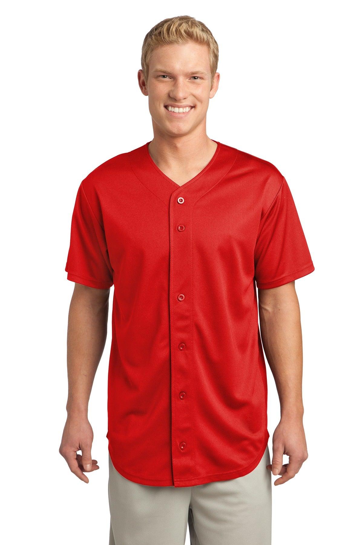Sport-Tek PosiCharge Tough Mesh Full-Button Jersey. ST220 - Dresses Max