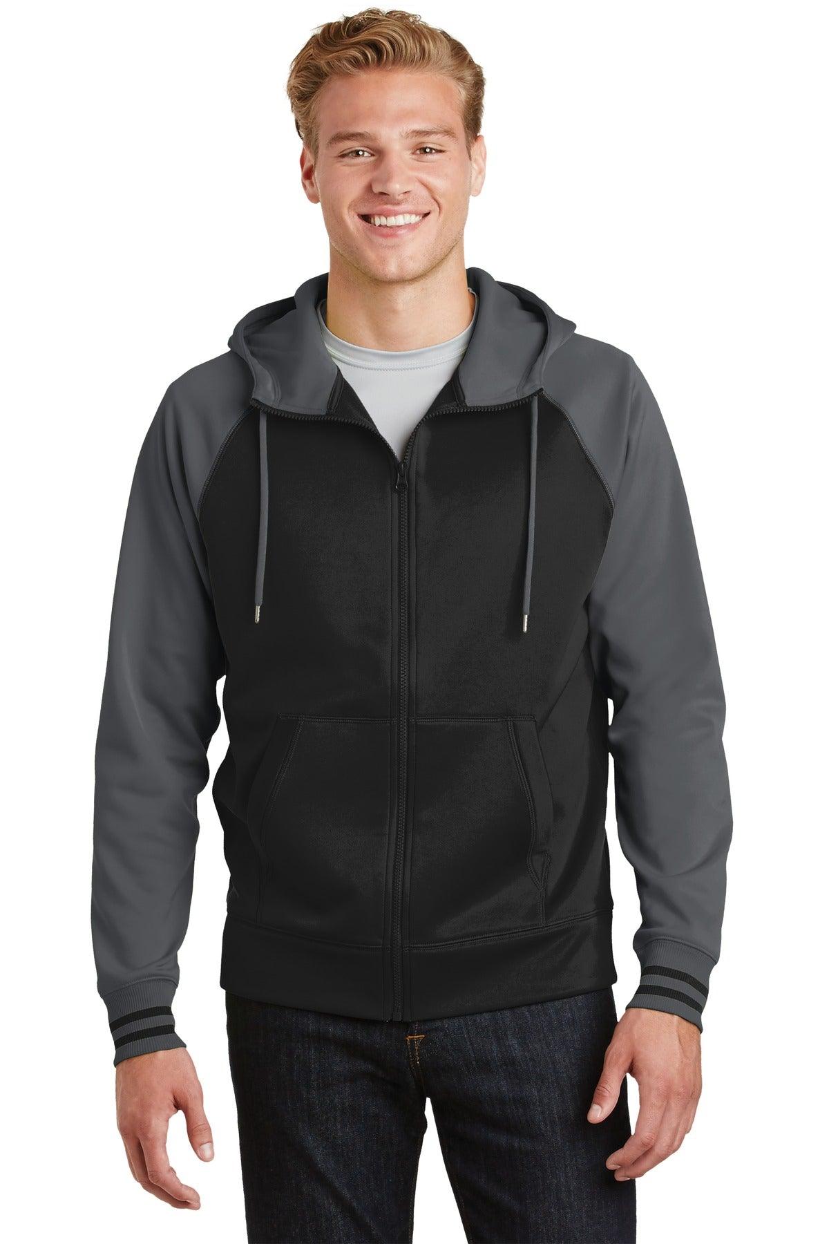 Sport-Tek Sport-Wick Varsity Fleece Full-Zip Hooded Jacket. ST236 - Dresses Max