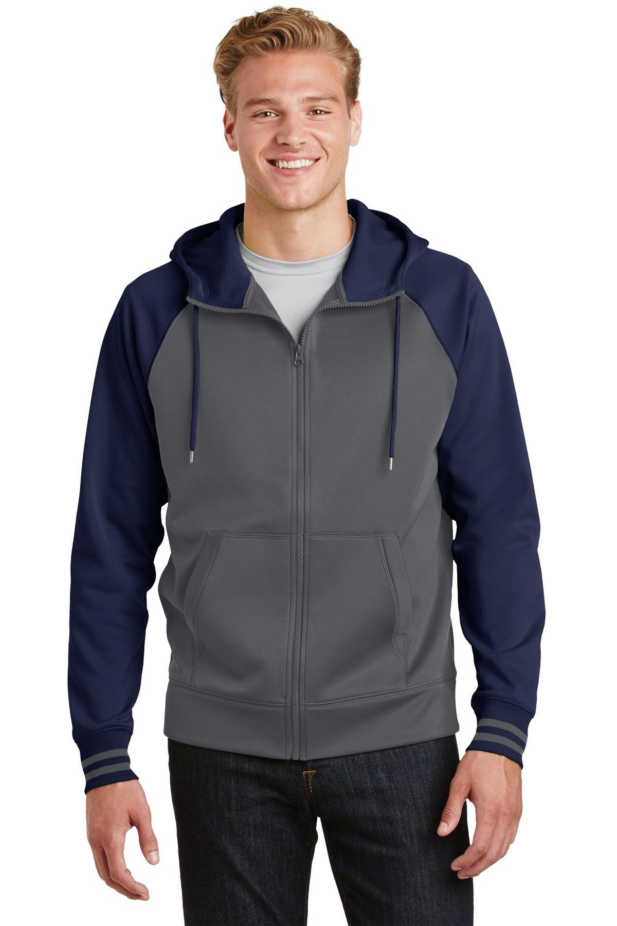 Sport-Tek Sport-Wick Varsity Fleece Full-Zip Hooded Jacket. ST236 - Dresses Max