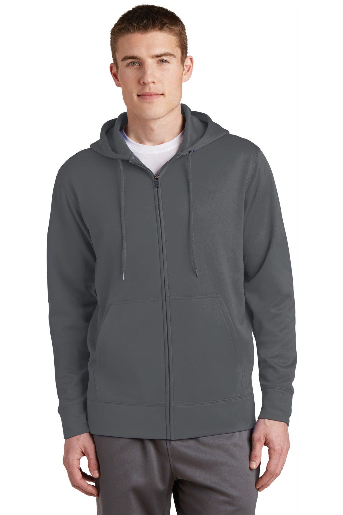 Sport-Tek Sport-Wick Fleece Full-Zip Hooded Jacket. ST238 - Dresses Max