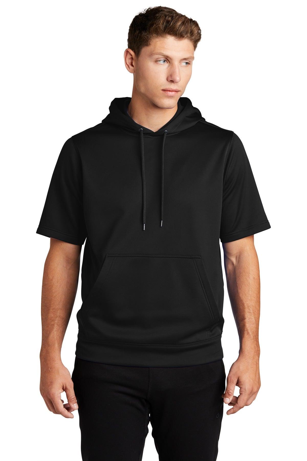 Sport-Tek Sport-Wick Fleece Short Sleeve Hooded Pullover. ST251 - Dresses Max