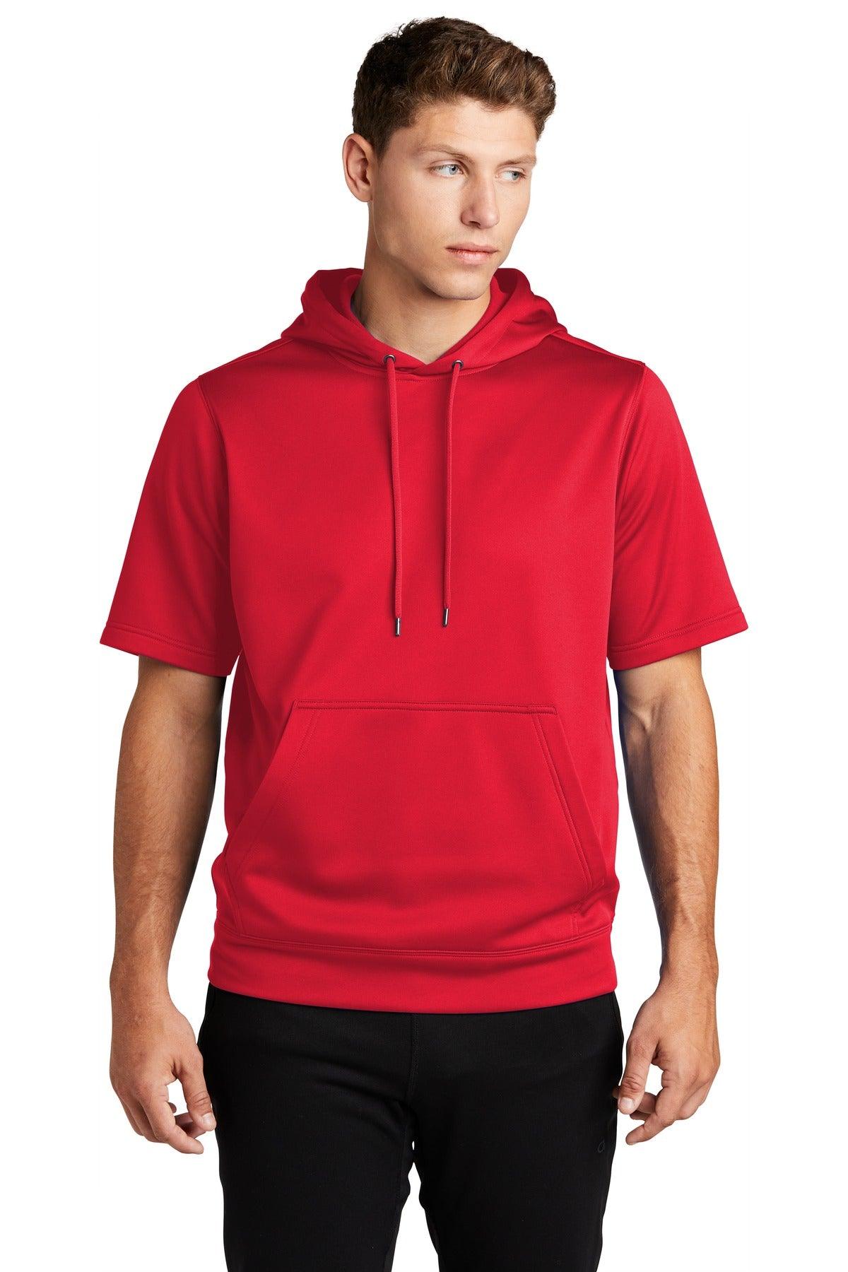 Sport-Tek Sport-Wick Fleece Short Sleeve Hooded Pullover. ST251 - Dresses Max