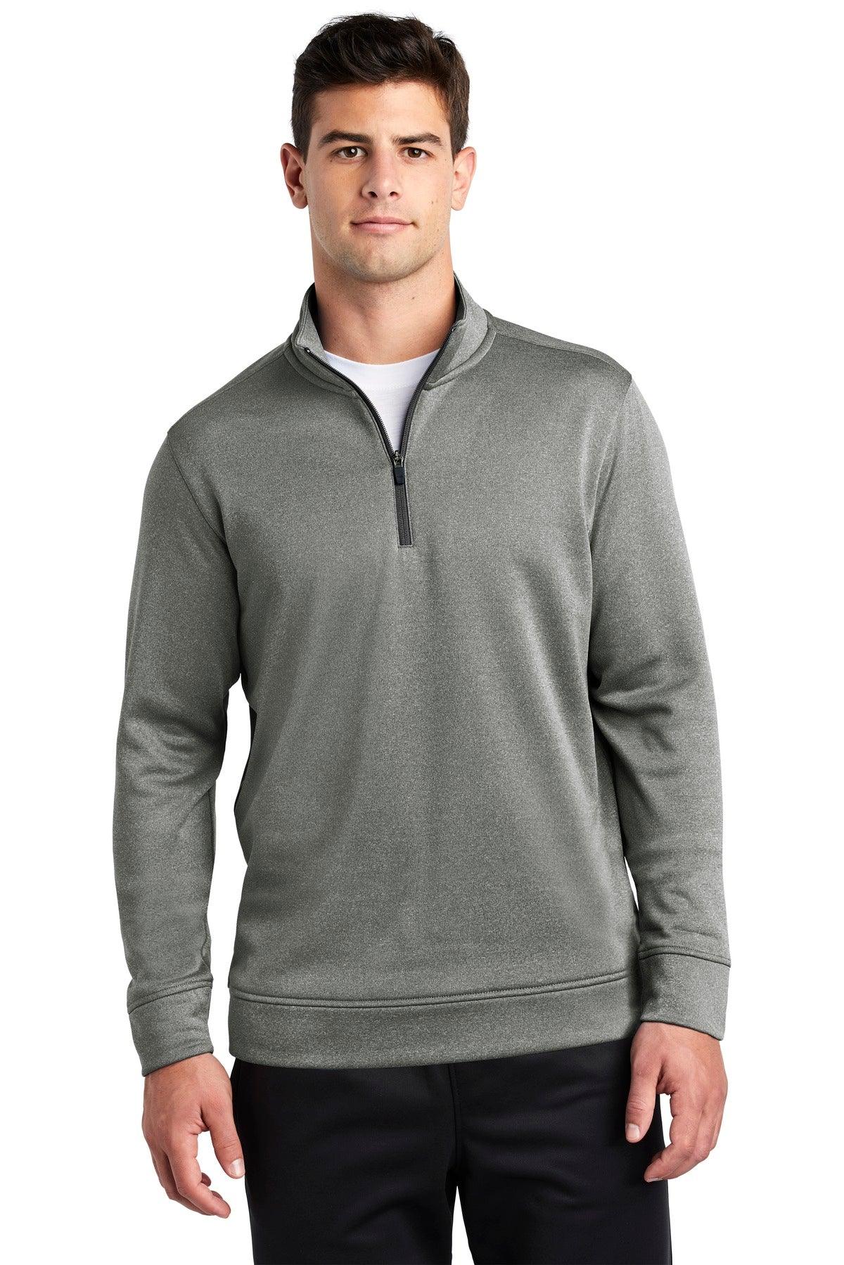 Sport-Tek PosiCharge Sport-Wick Heather Fleece 1/4-Zip Pullover. ST263 - Dresses Max