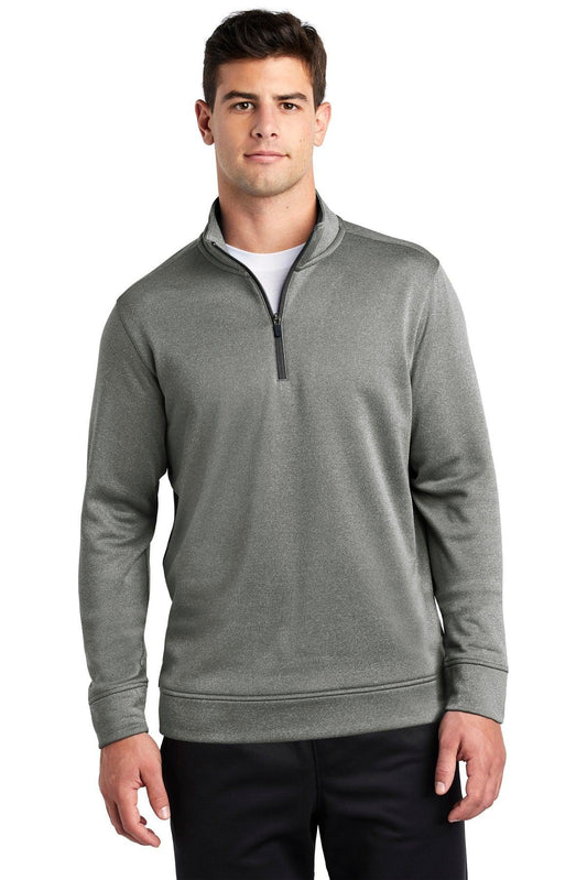 Sport-Tek PosiCharge Sport-Wick Heather Fleece 1/4-Zip Pullover. ST263 - Dresses Max