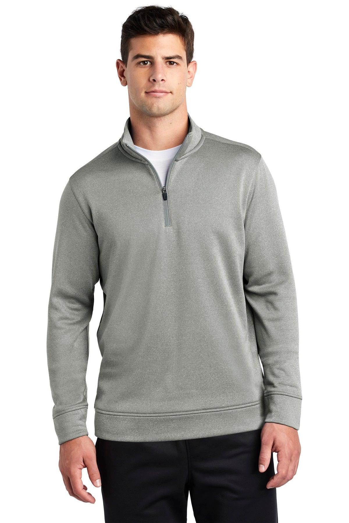 Sport-Tek PosiCharge Sport-Wick Heather Fleece 1/4-Zip Pullover. ST263 - Dresses Max