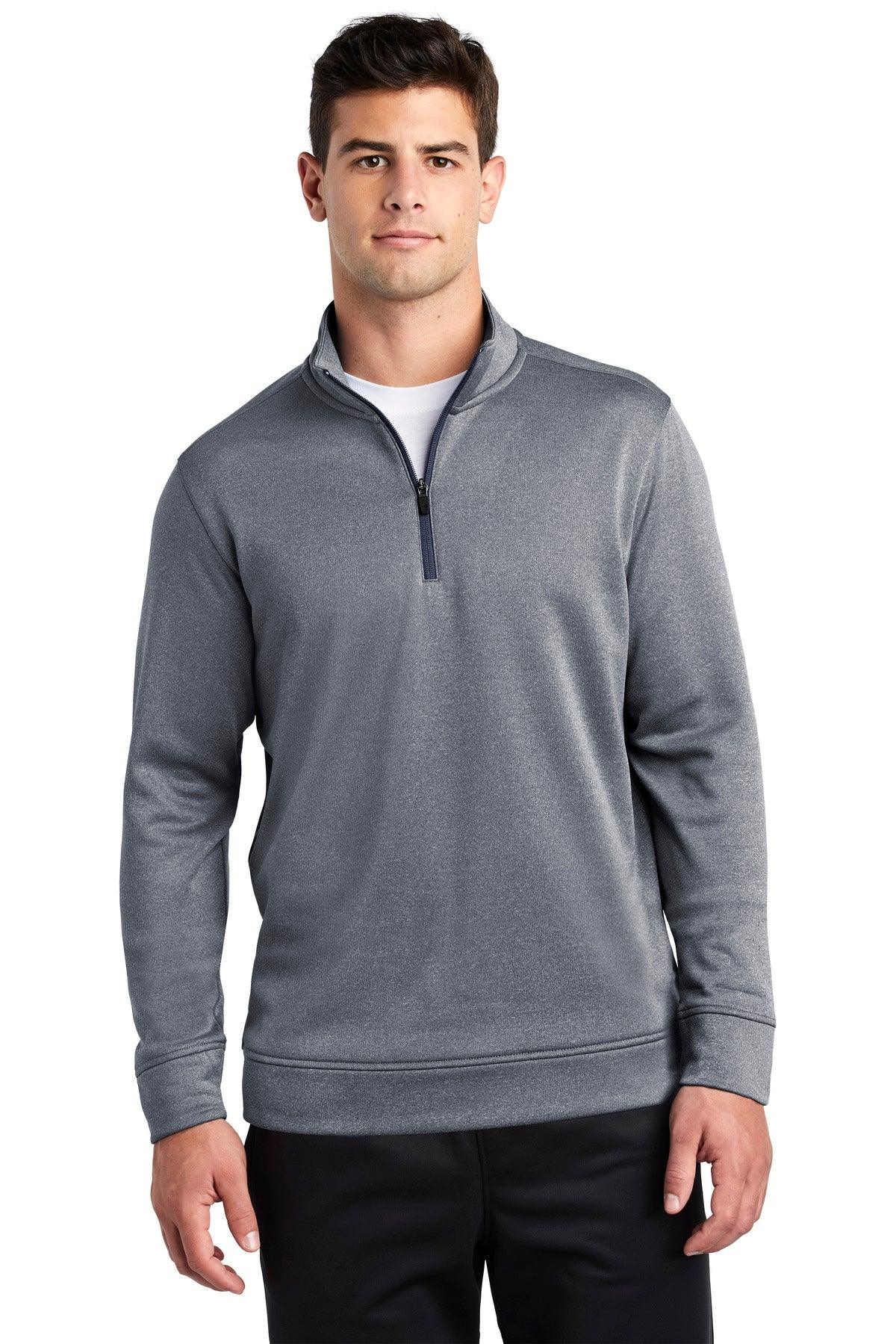 Sport-Tek PosiCharge Sport-Wick Heather Fleece 1/4-Zip Pullover. ST263 - Dresses Max