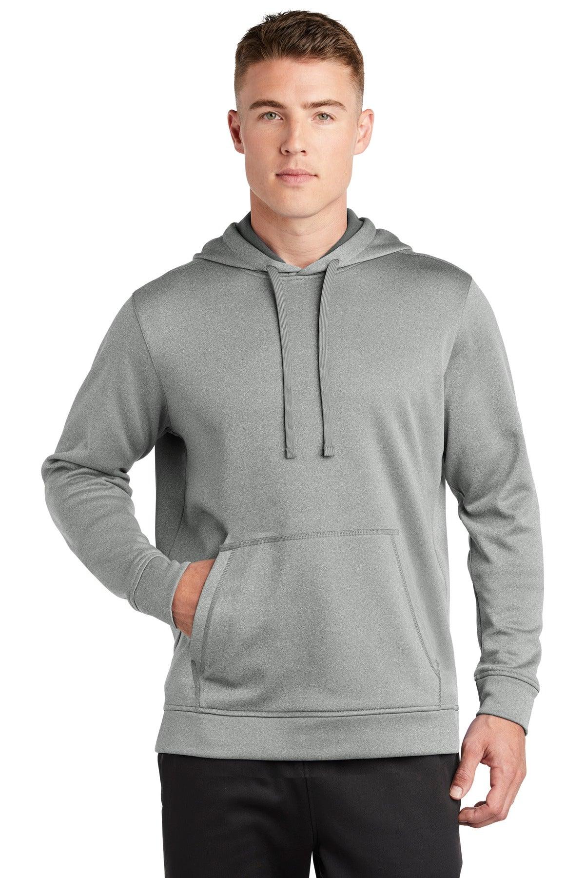 Sport-Tek PosiCharge Sport-Wick Heather Fleece Hooded Pullover. ST264 - Dresses Max
