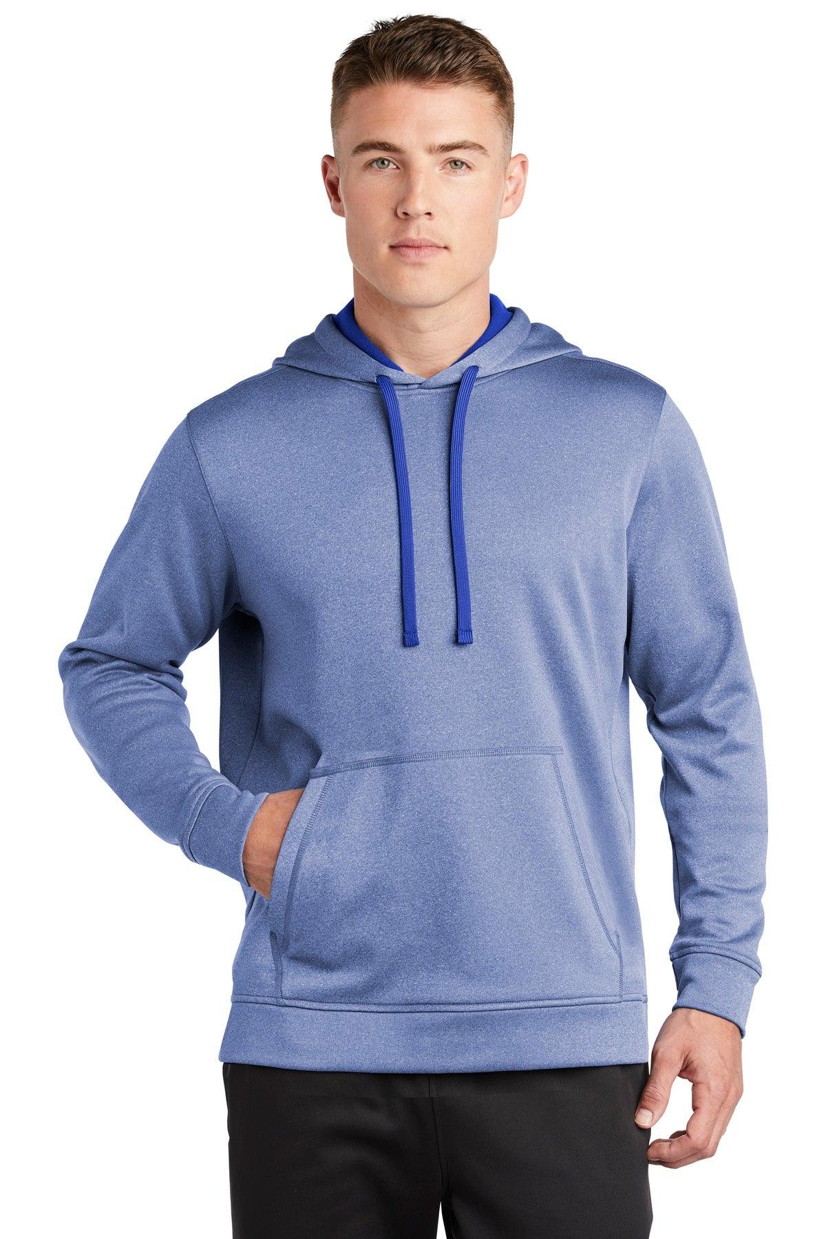 Sport-Tek PosiCharge Sport-Wick Heather Fleece Hooded Pullover. ST264 - Dresses Max