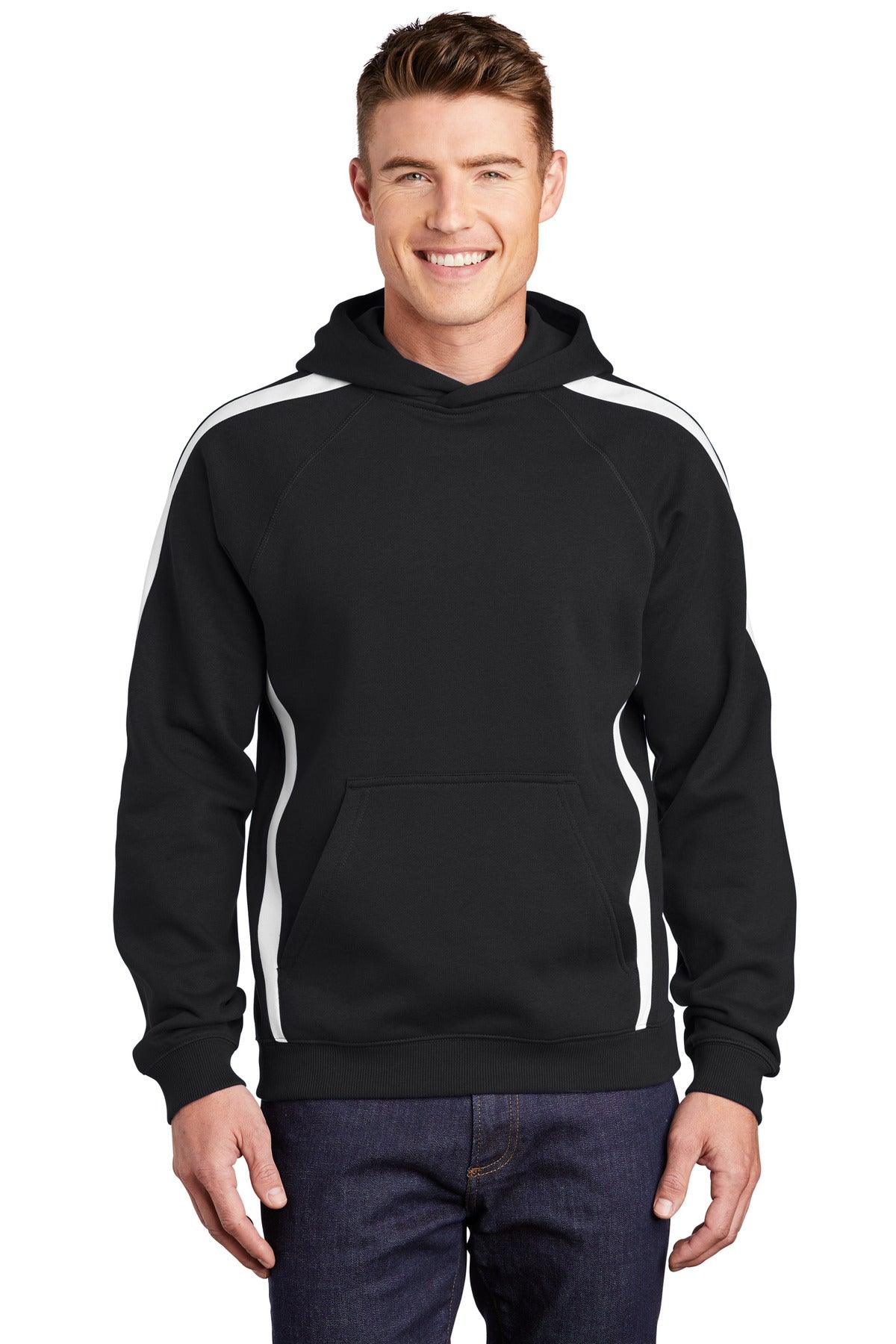Sport-Tek Sleeve Stripe Pullover Hooded Sweatshirt. ST265 - Dresses Max