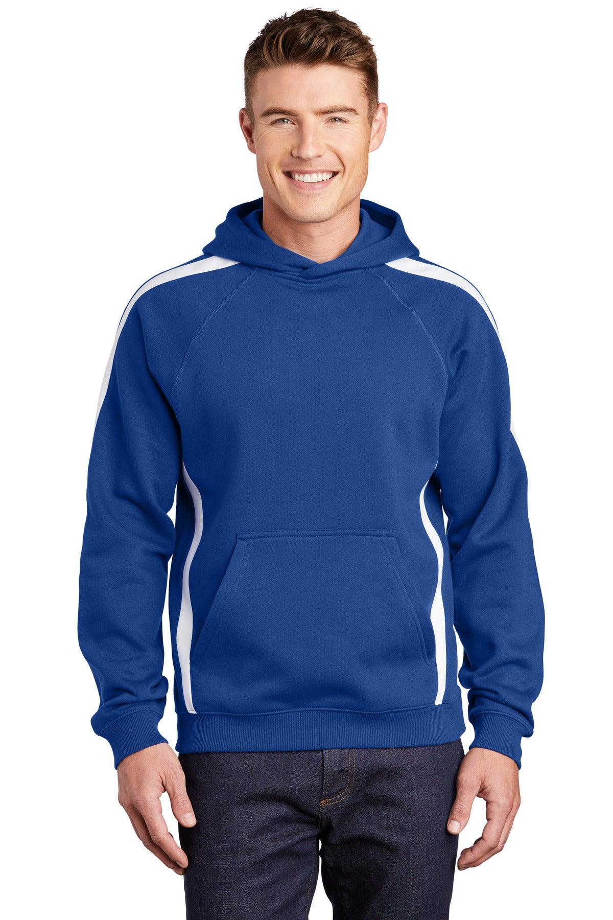 Sport-Tek Sleeve Stripe Pullover Hooded Sweatshirt. ST265 - Dresses Max