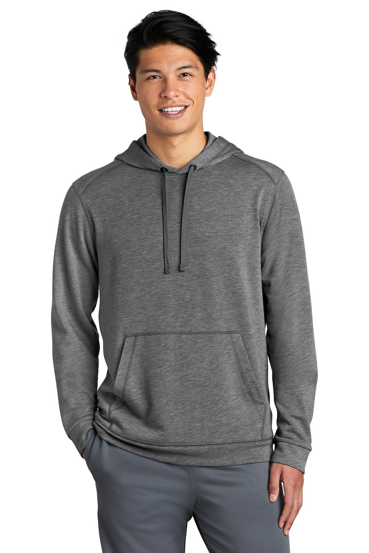 Sport-Tek PosiCharge Tri-Blend Wicking Fleece Hooded Pullover. ST296 - Dresses Max