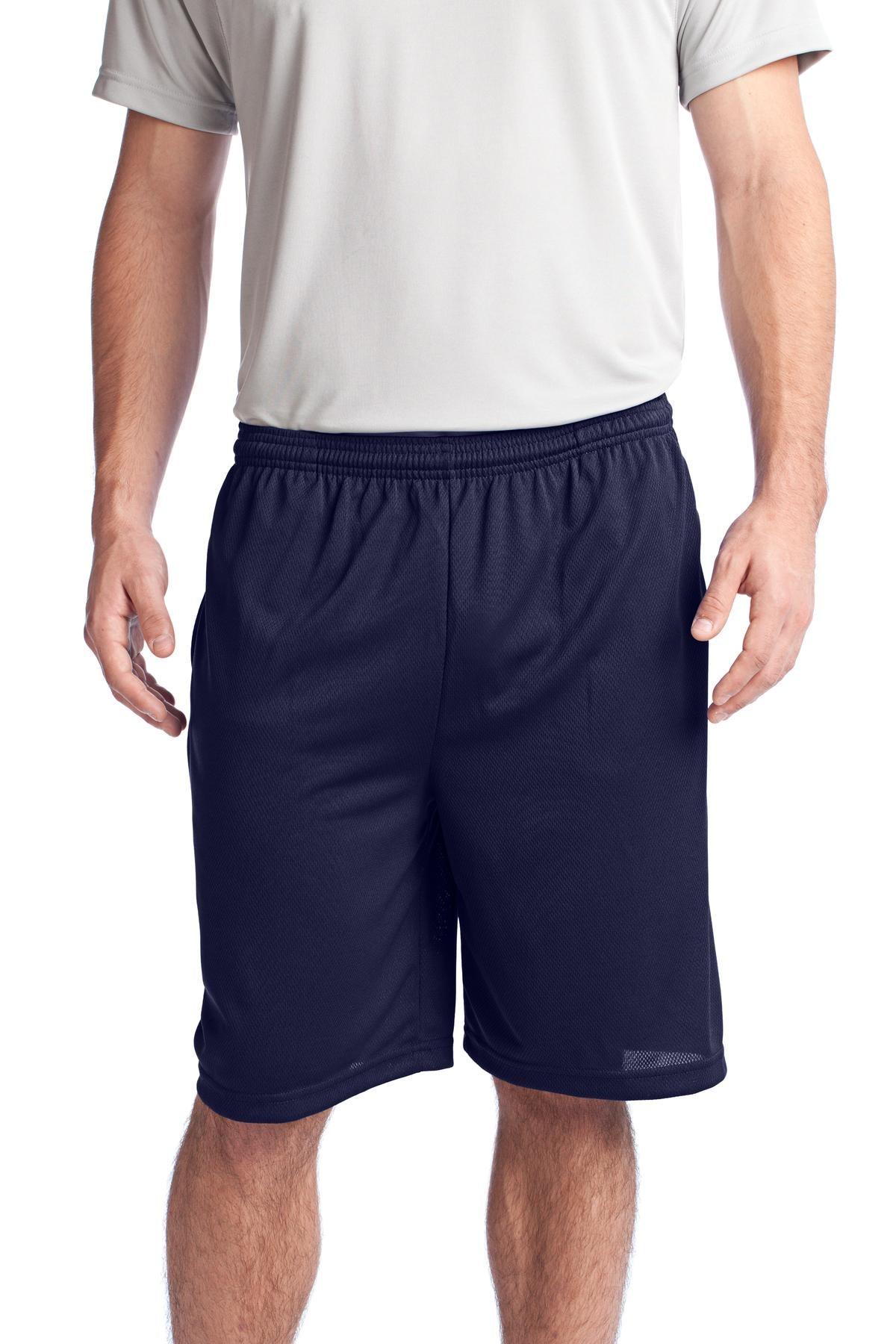 Sport-Tek PosiCharge Tough Mesh Pocket Short. ST312 - Dresses Max