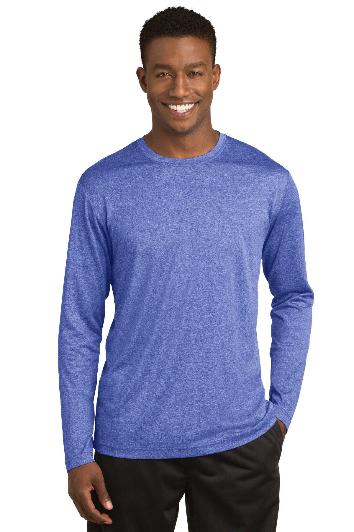 Sport-Tek Long Sleeve Heather Contender Tee. ST360LS - Dresses Max