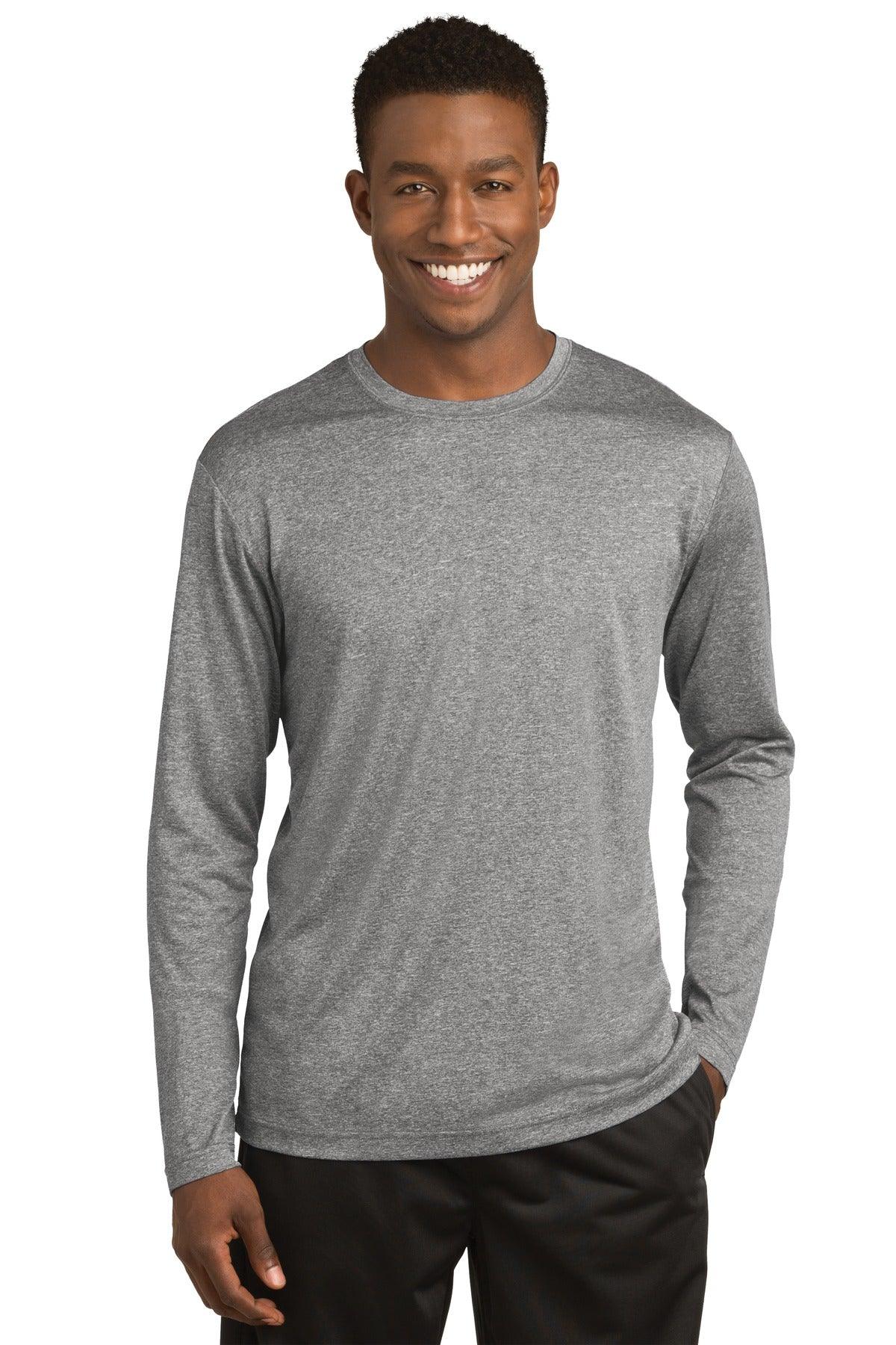 Sport-Tek Long Sleeve Heather Contender Tee. ST360LS - Dresses Max