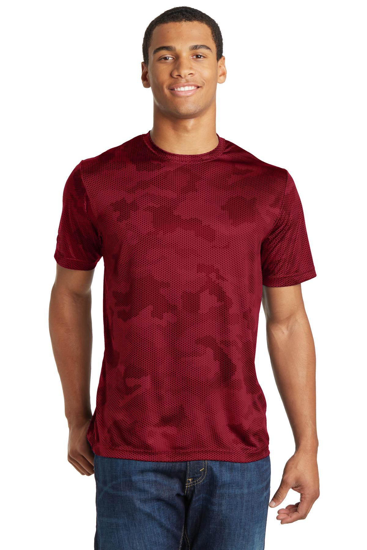 Sport-Tek CamoHex Tee. ST370 - Dresses Max