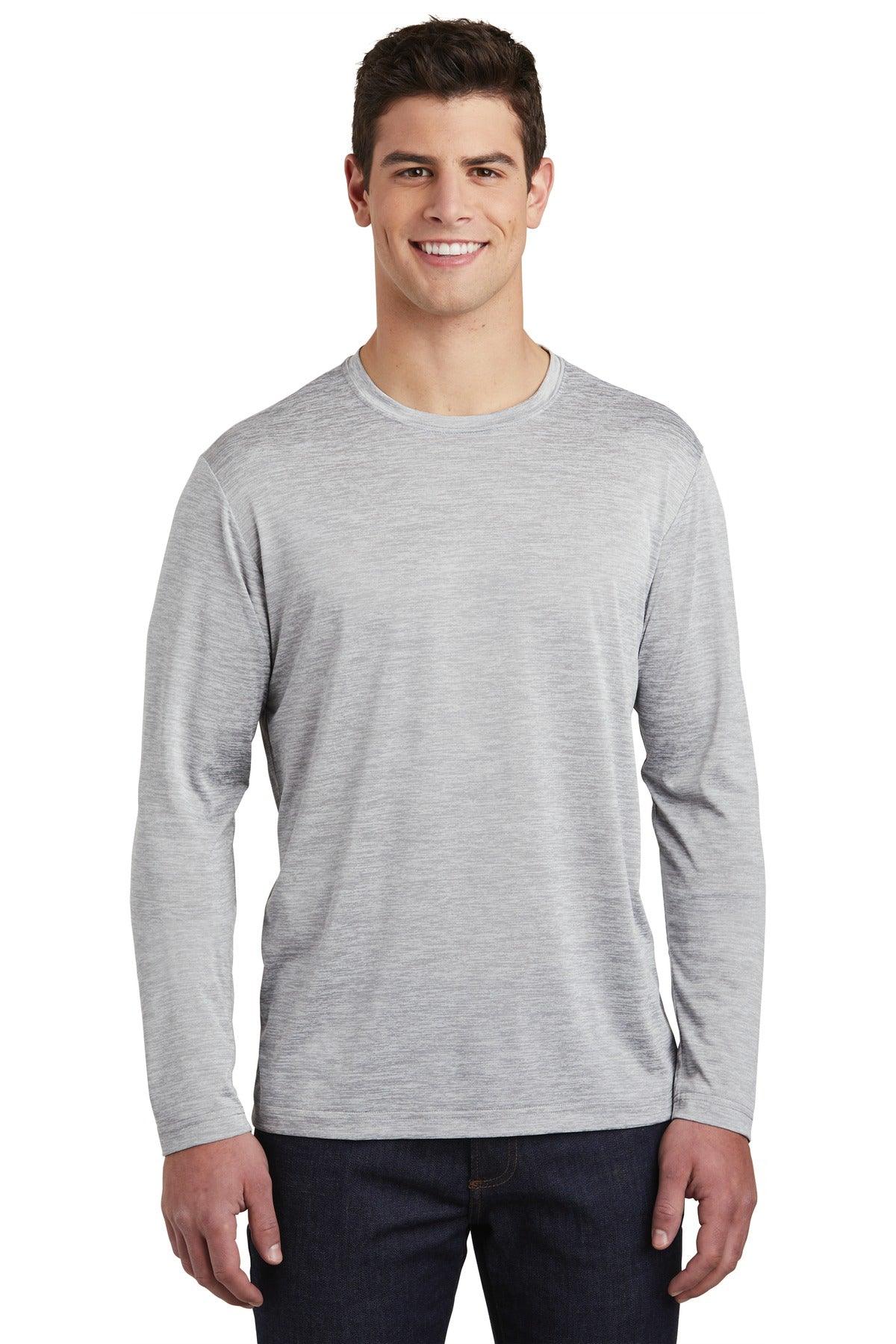 Sport-Tek PosiCharge Long Sleeve Electric Heather Tee. ST390LS - Dresses Max
