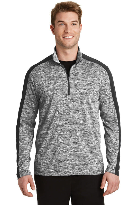 Sport-Tek PosiCharge Electric Heather Colorblock 1/4-Zip Pullover. ST397 - Dresses Max