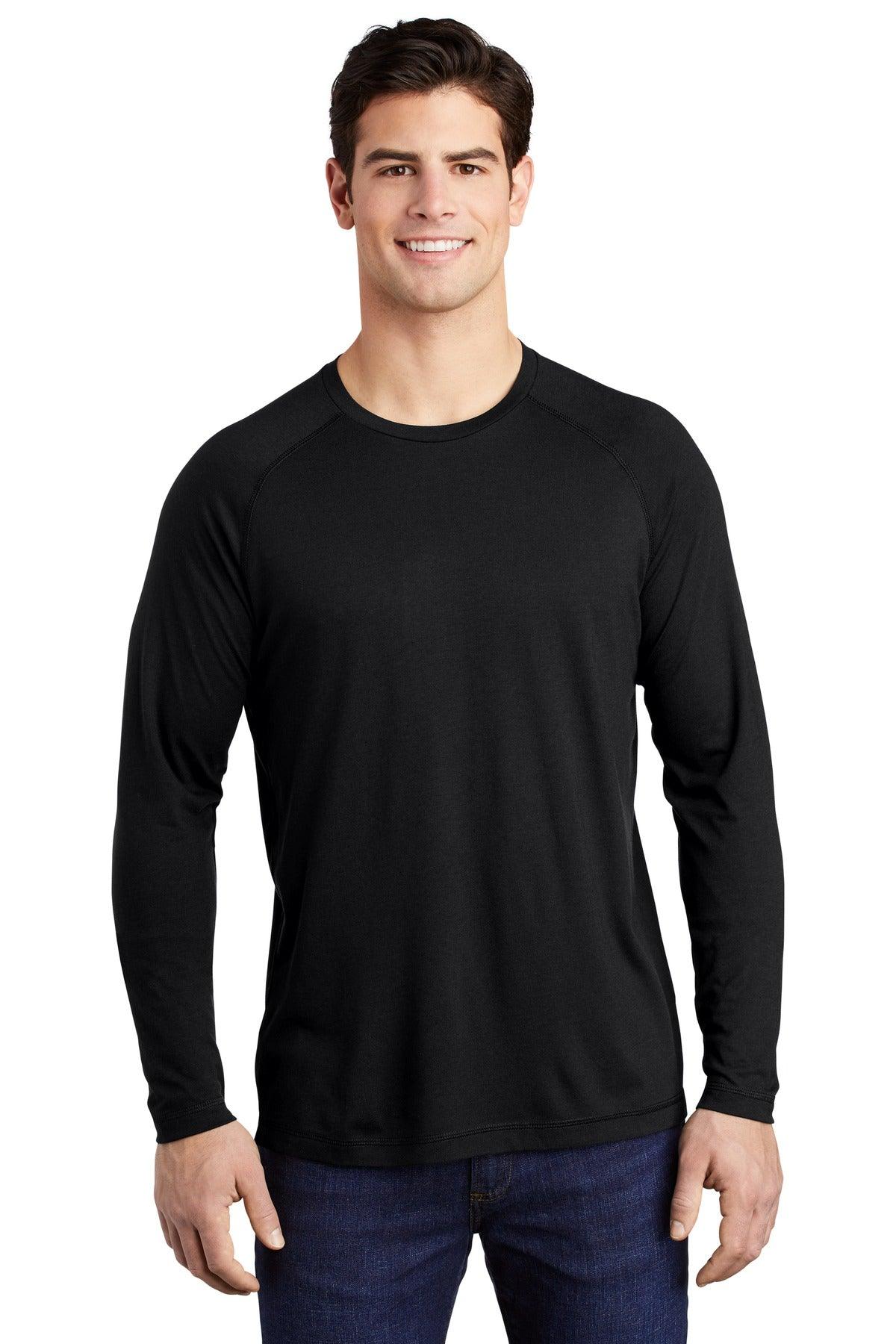 Sport-Tek PosiCharge Long Sleeve Tri-Blend Wicking Raglan Tee ST400LS - Dresses Max