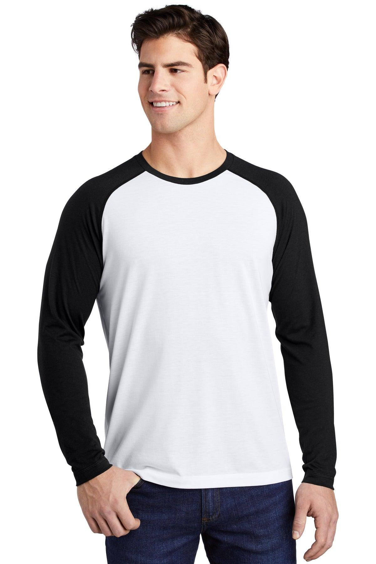 Sport-Tek PosiCharge Long Sleeve Tri-Blend Wicking Raglan Tee ST400LS - Dresses Max