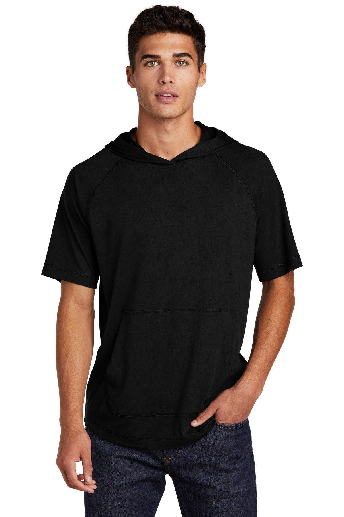 Sport-Tek PosiCharge Tri-Blend Wicking Short Sleeve Hoodie. ST404 - Dresses Max