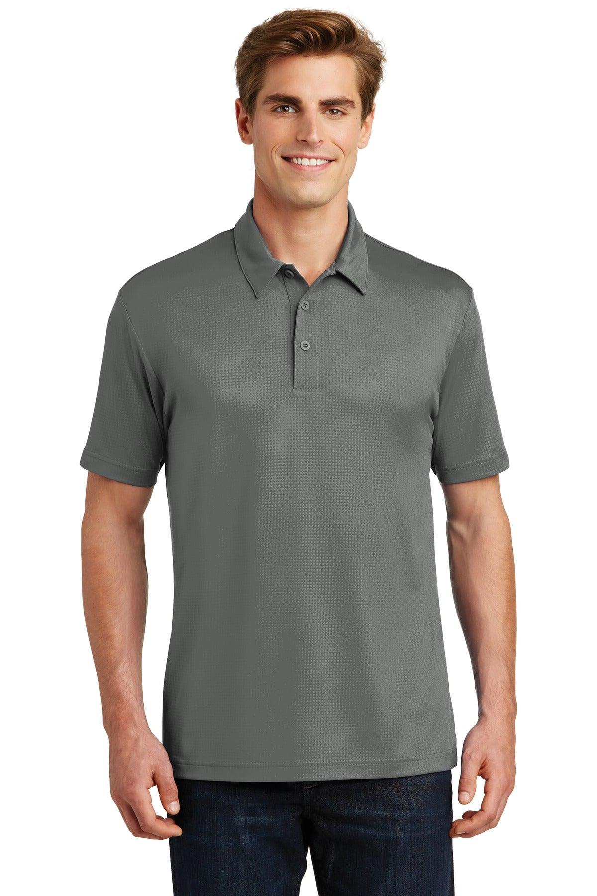 Sport-Tek Embossed PosiCharge Tough Polo . ST630 - Dresses Max