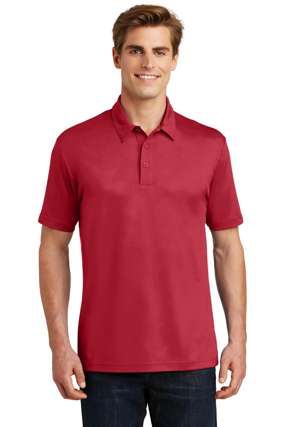 Sport-Tek Embossed PosiCharge Tough Polo . ST630 - Dresses Max