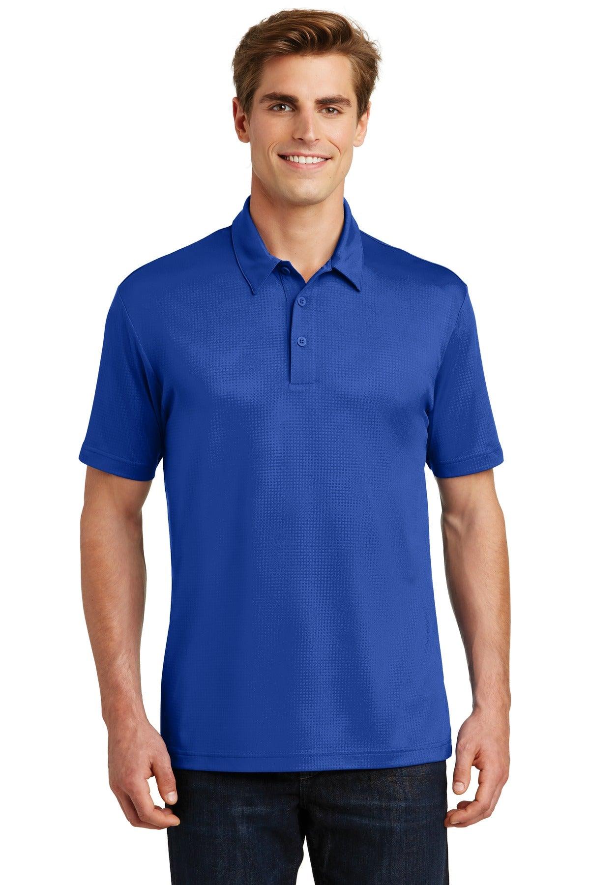 Sport-Tek Embossed PosiCharge Tough Polo . ST630 - Dresses Max