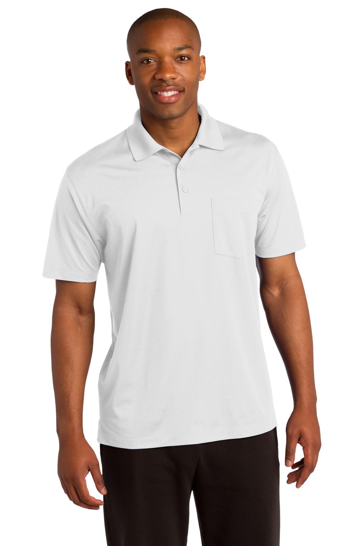 Sport-Tek Micropique Sport-Wick Pocket Polo. ST651 - Dresses Max