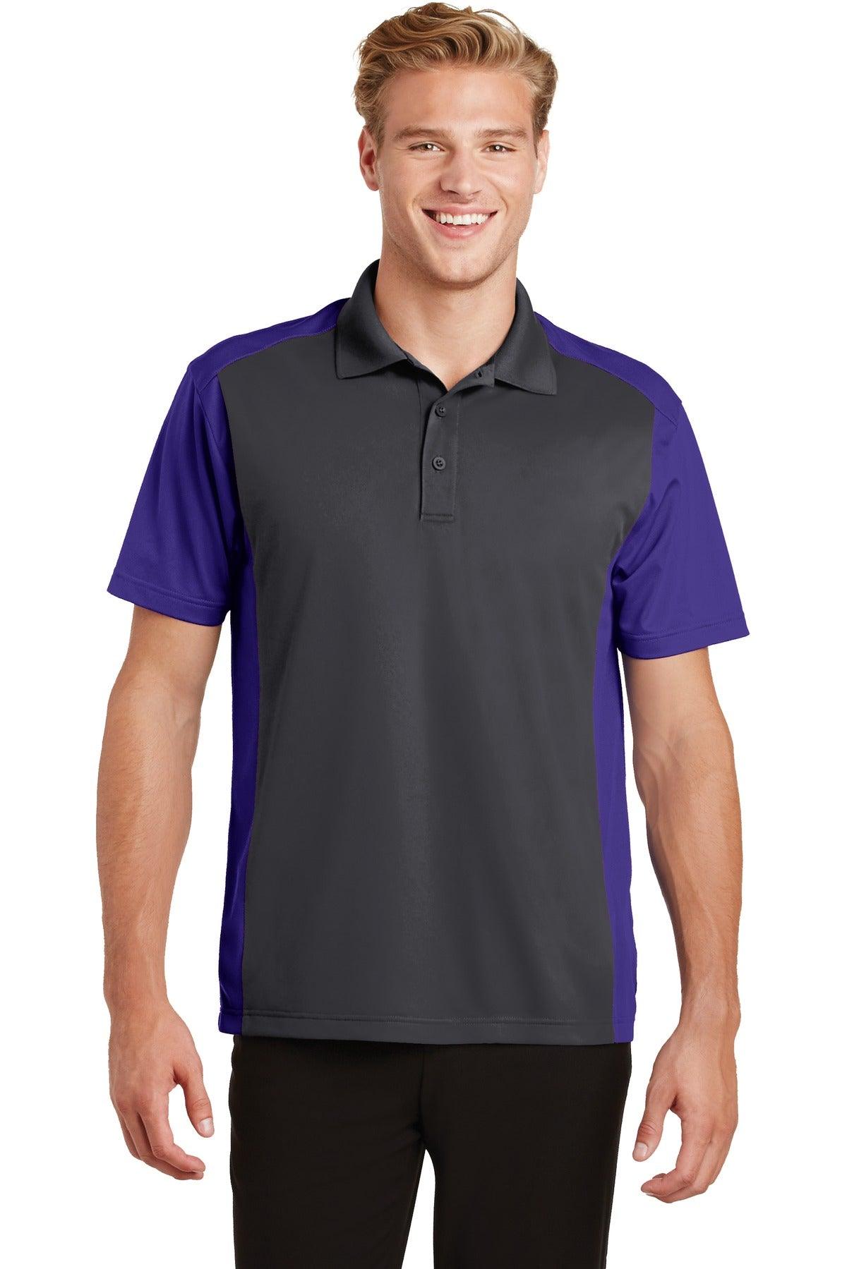 Sport-Tek Colorblock Micropique Sport-Wick Polo. ST652 - Dresses Max