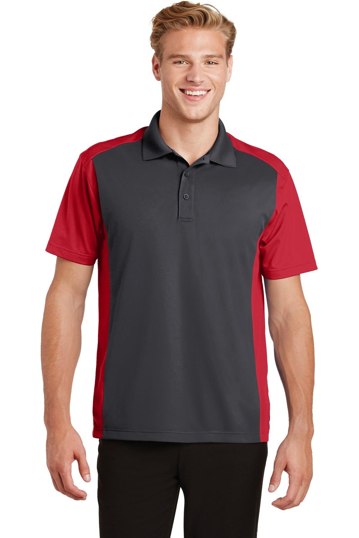 Sport-Tek Colorblock Micropique Sport-Wick Polo. ST652 - Dresses Max