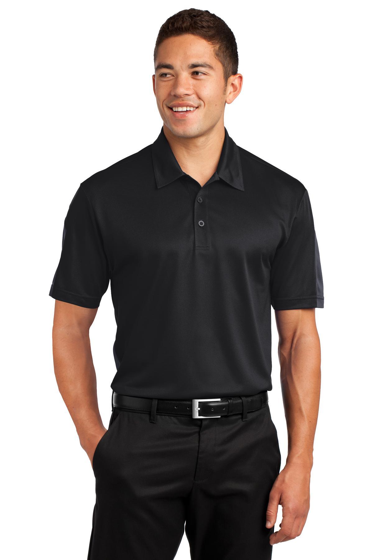 Sport-Tek PosiCharge Active Textured Colorblock Polo. ST695 - Dresses Max