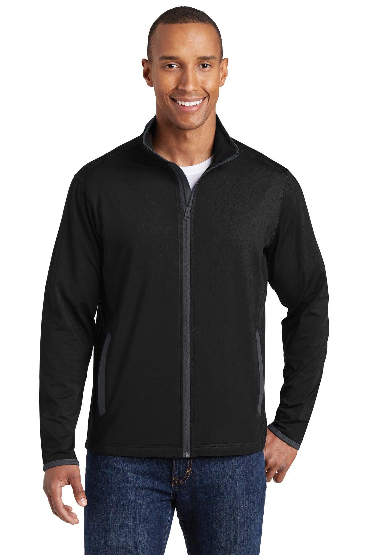 Sport-Tek Sport-Wick Stretch Contrast Full-Zip Jacket. ST853 - Dresses Max