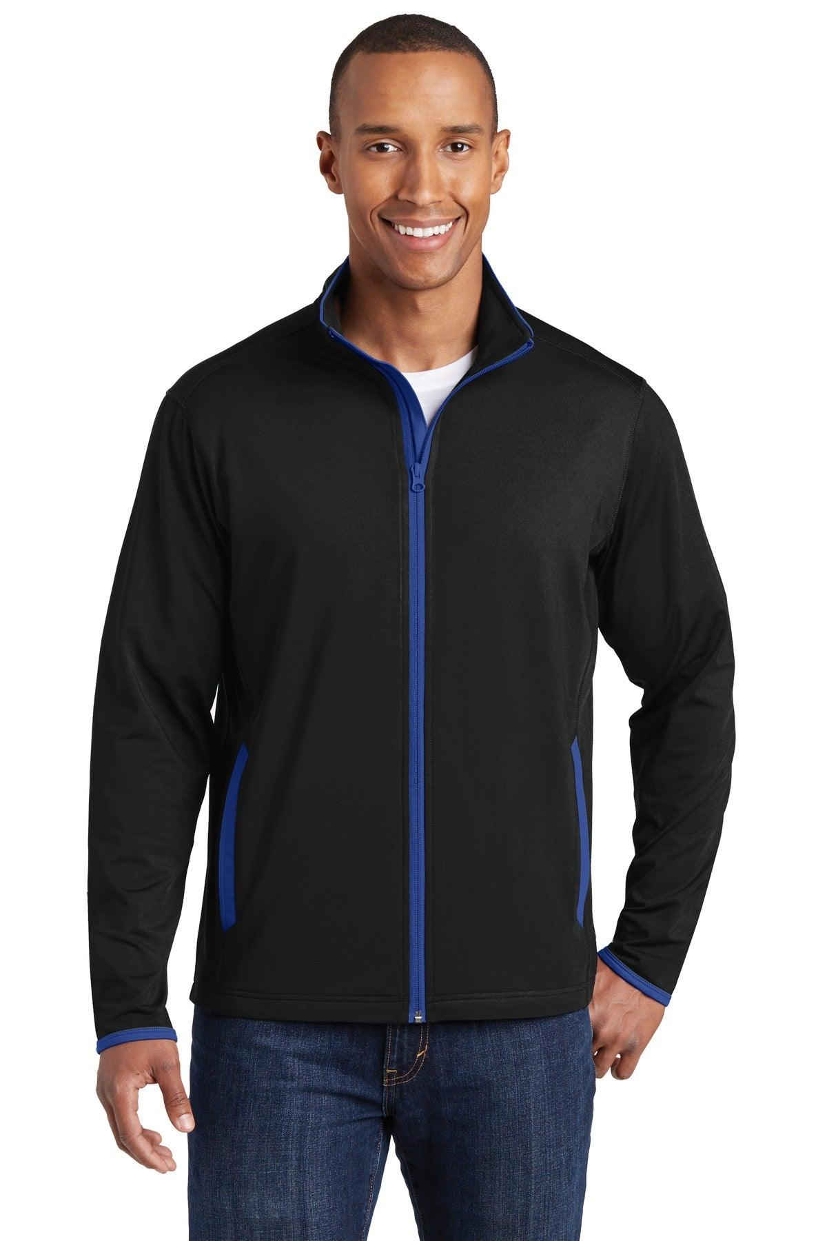 Sport-Tek Sport-Wick Stretch Contrast Full-Zip Jacket. ST853 - Dresses Max